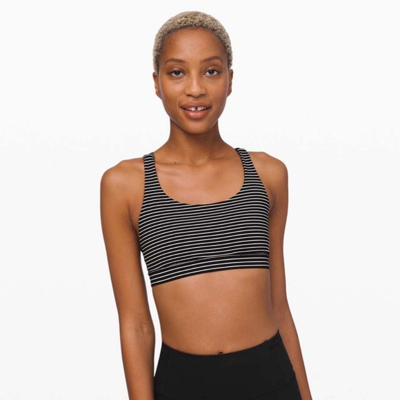 lululemon athletica Other - Lululemon energy bra mod stripe sz 10